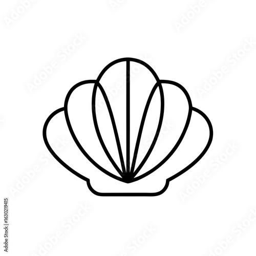 clamshell icon vector