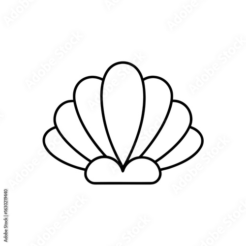 clamshell icon vector