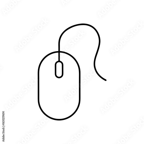 computer mouse icon vector