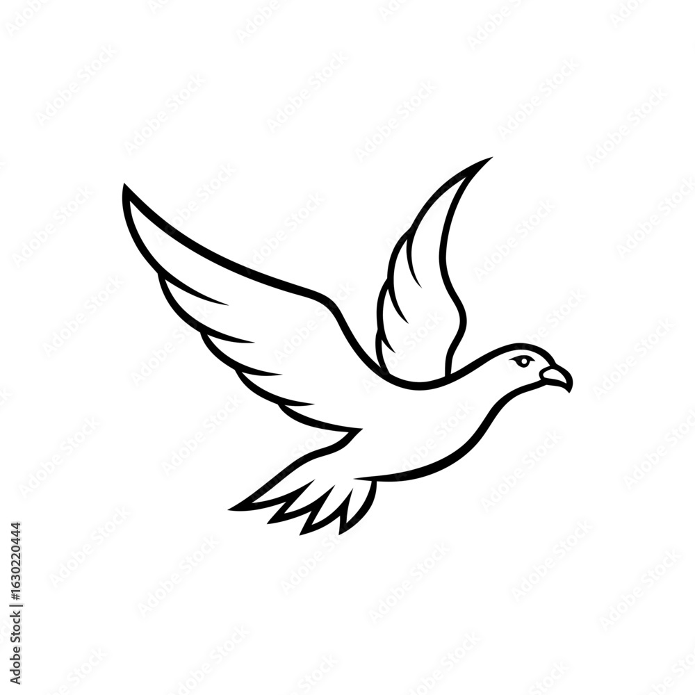 Obraz premium eagle flying icon vector