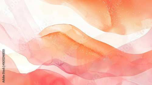 Blush Abstract Waves