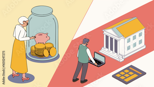 Saving Money and Banking A Comparison.