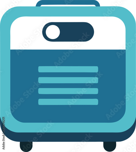 Dehumidifier icon white background, simple and clean dehumidifier symbol, home appliance icon, moisture control device graphic, minimalist dehumidifier illustration for HVAC and household use