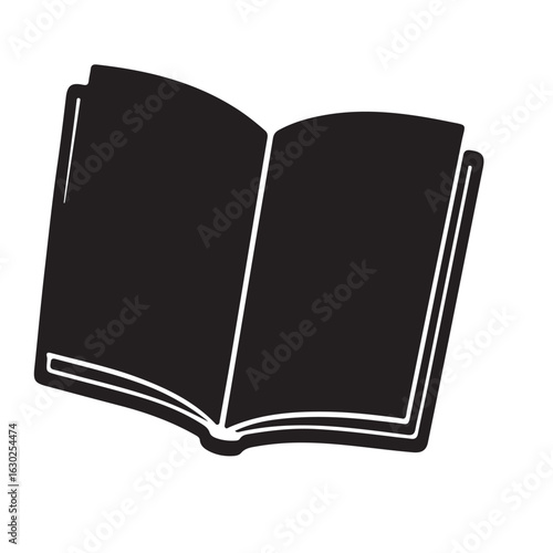 open book with blank pages