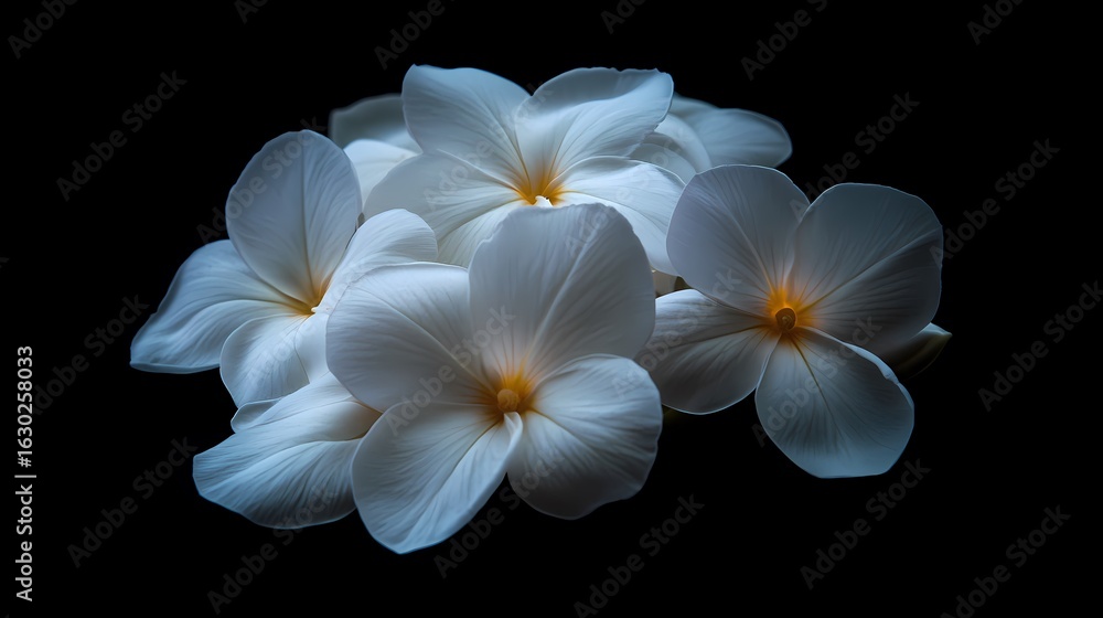 Fototapeta premium still life with frangipani flower