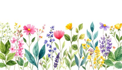 Floral border design