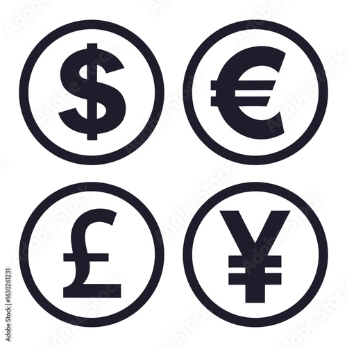 Global Currency Symbols Collection international finance
