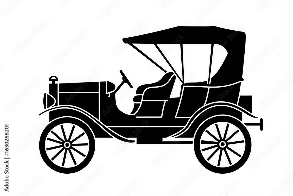 Fototapeta premium vintage car vector 