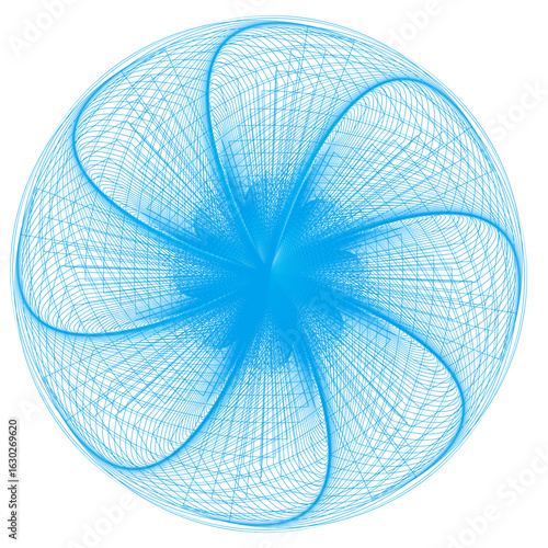 A glowing threadwoven sphere suspended mid-air in a dreamy fantasy realm, radiating arcane energy.

