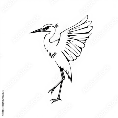 Night Heron Animal Icon