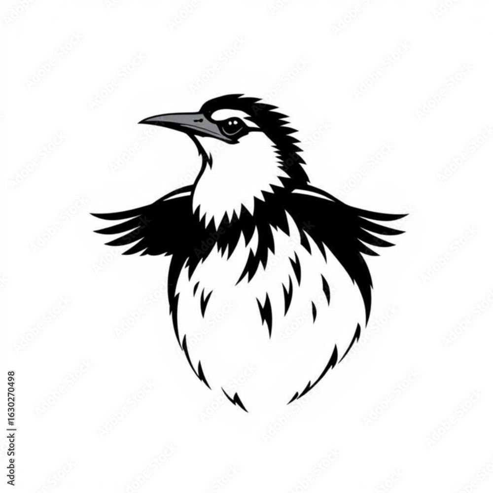 Fototapeta premium Northern Screamer Animal Icon