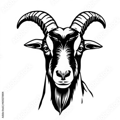 Nubian Goat Animal Icon