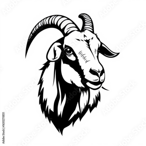 Nubian Goat Animal Icon