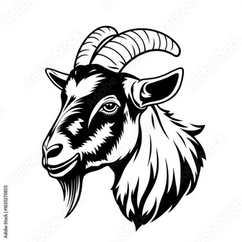 Nubian Goat Animal Icon