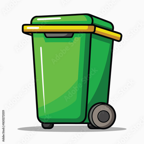 Vibrant cartoon style illustration of a bright subject