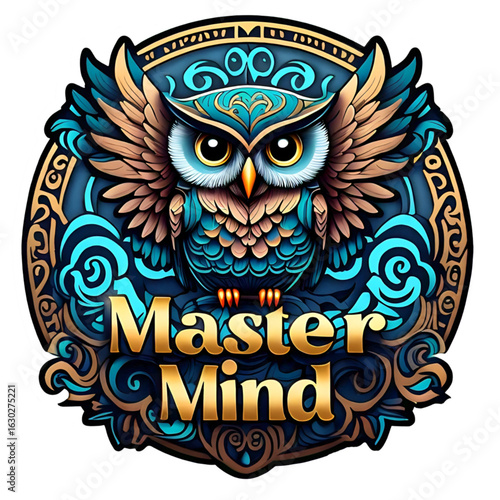 Mastermind Owl — Ornate Wisdom Illustration