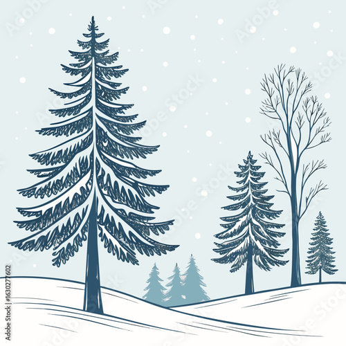 winter landscape with trees winter vibes, snowy day, cozy winter, winter wonderland, frosty mornings, snowflakes, winter style, holiday season, cold weather, snow aesthetic, hot chocolate, winter magi