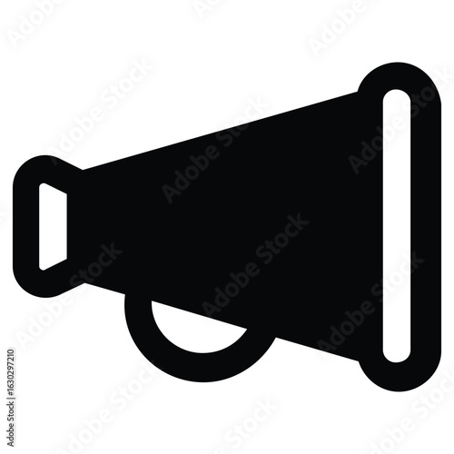 Black Megaphone Illustration