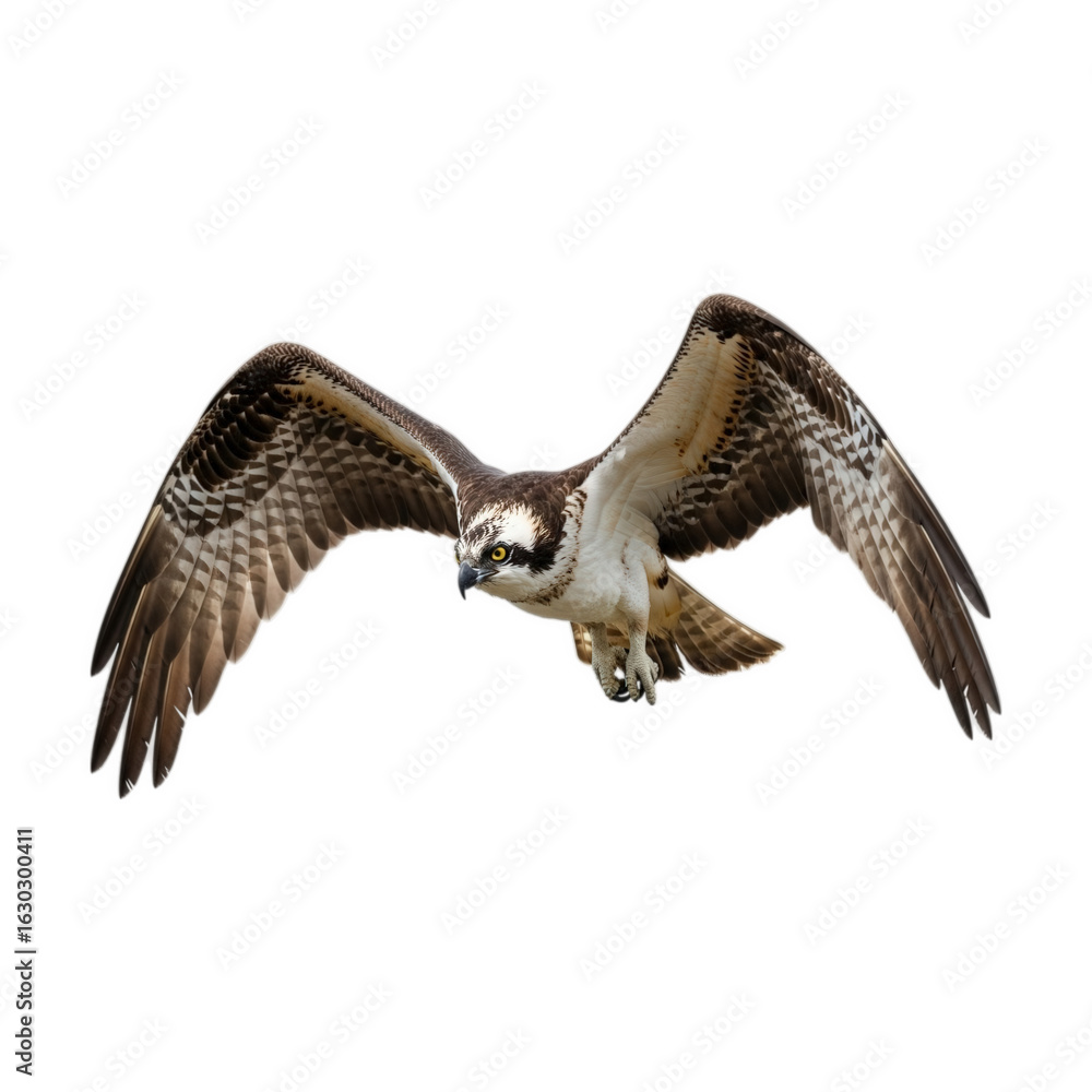 Fototapeta premium Close-up of a Osprey in Flight...Defects No defects found