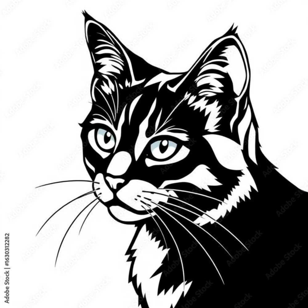 Obraz premium Pallas Cat Animal Icon