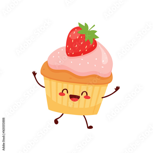 Happy Dancing Strawberry Cu...