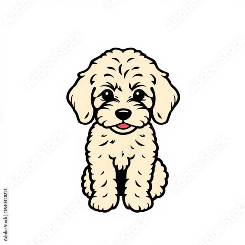 Petite Goldendoodle Portrait