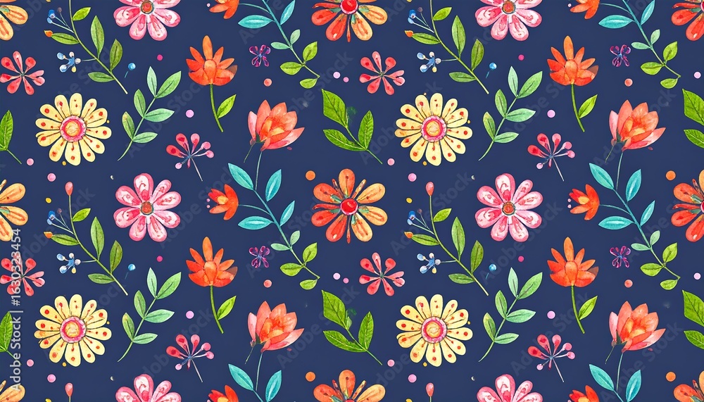 custom made wallpaper toronto digitalFloral pattern design, repeating