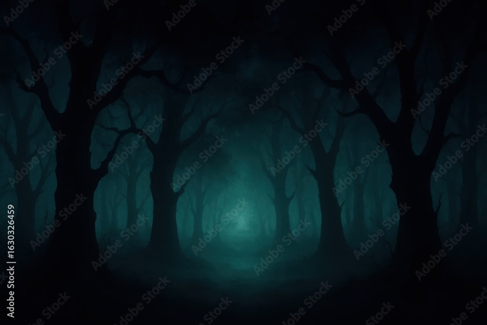 Fototapeta premium A Glimpse into the Enigmatic Forest
