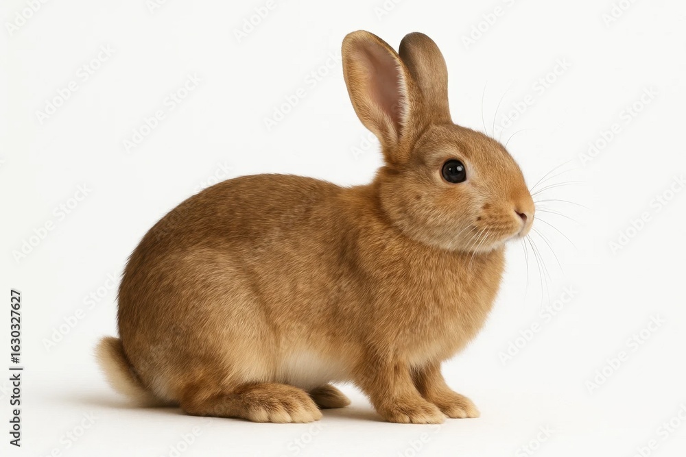 Fototapeta premium A Rabbit's Inquisitive Gaze