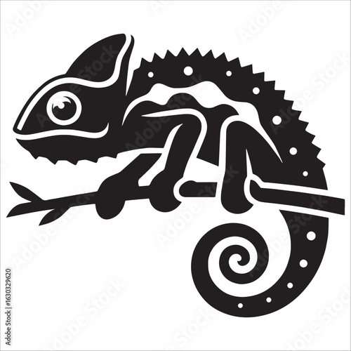 Chameleon Icon Vector Illustration