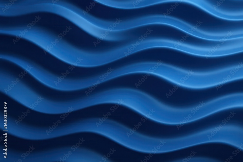 Obraz premium A Study in Blue Waves
