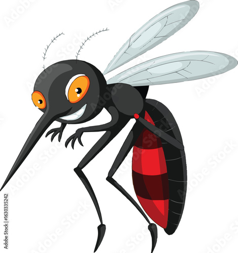 mosquito cartoon character