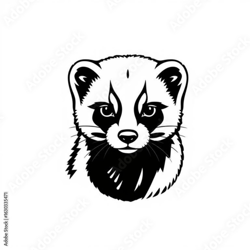 Pine Marten Animal Icon
