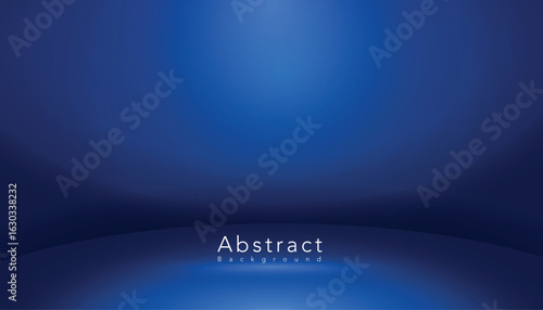 Abstract Dark Blue Studio Background - Empty Stage Product Showcase