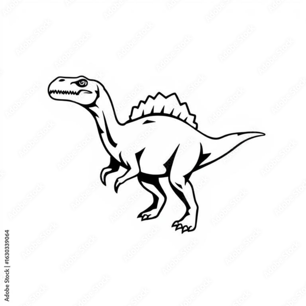 Fototapeta premium Pliosaur Animal Icon