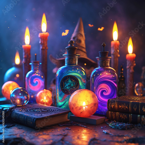 Halloween Magic Items – Potions, Candles and Books