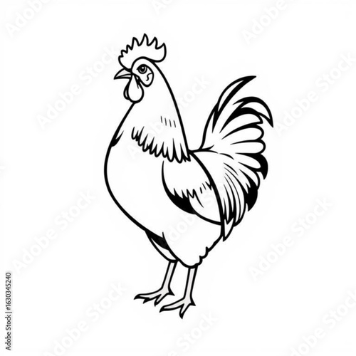 Polish Chicken Animal Icon