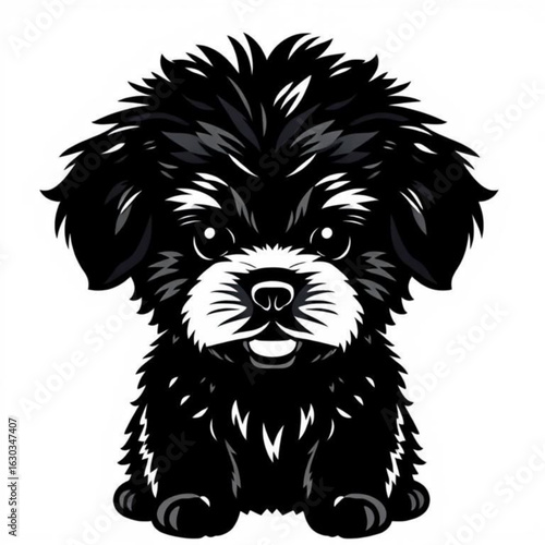 Pomapoo Animal Black Icon