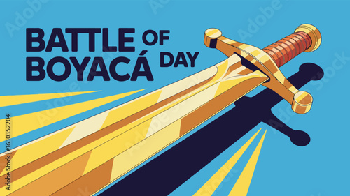 Battle of Boyacá Day Sword Victory Colombia Independence