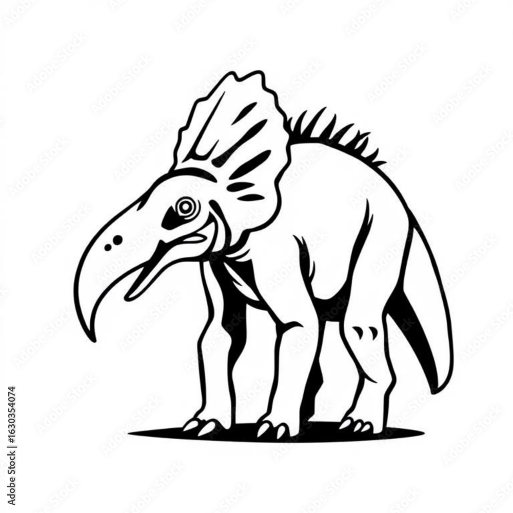 Fototapeta premium Procoptodon Animal Icon