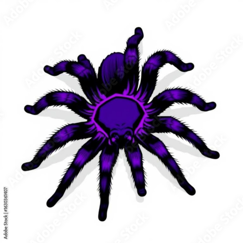 Purple Tarantula Animal Icon