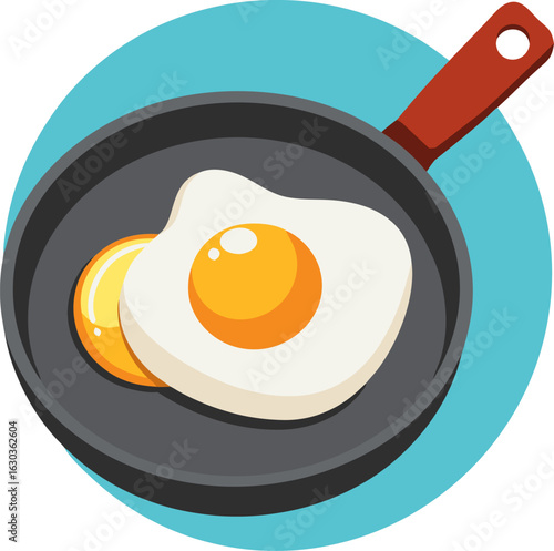 Egg in pan icon
