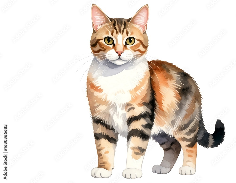 Obraz premium Cute cat portrait