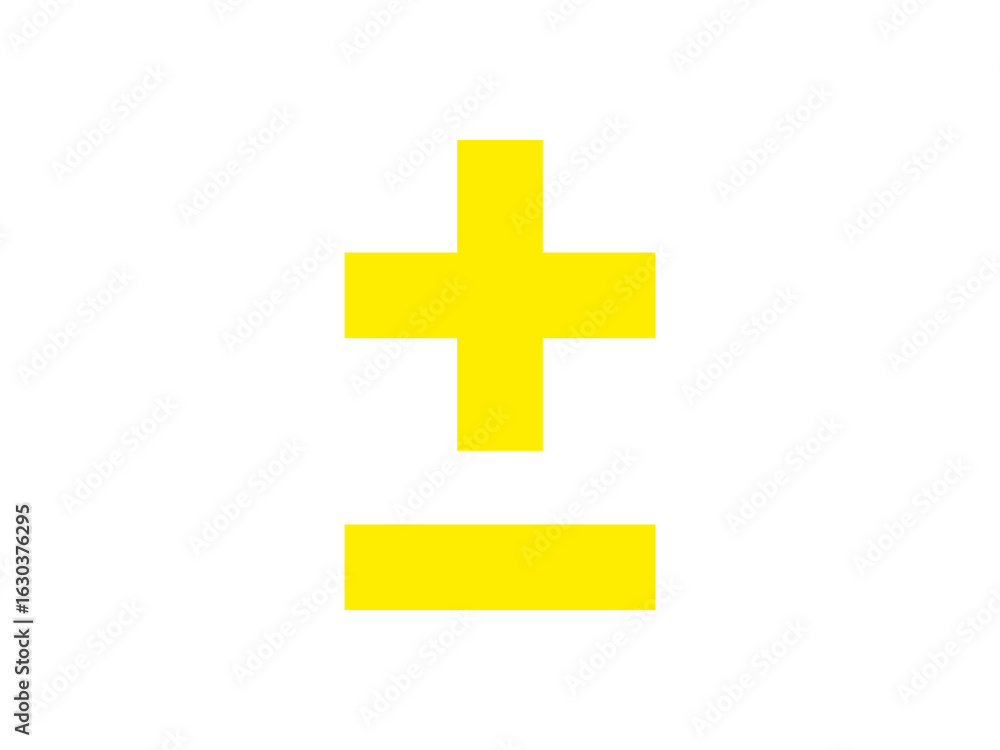 Fototapeta premium plus minus icon