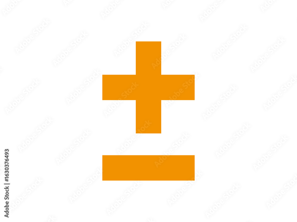 Obraz premium plus minus icon