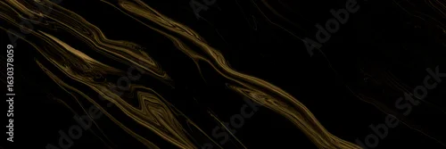 Panel kuchenny z motywem Marble texture wall surface black gold ink pattern graphic  background granite abstract light elegant grey for do floor plan ceramic counter texture tile black yellow background natural for paper.