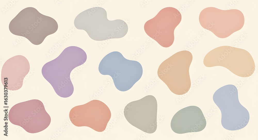 Seamless pink romantic pattern with cat, dog paw, and heart shapes for Valentine's Day