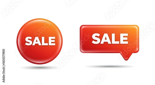 Sale button icon design with white background 