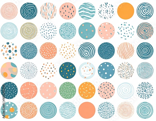 Mixed background patterns
1