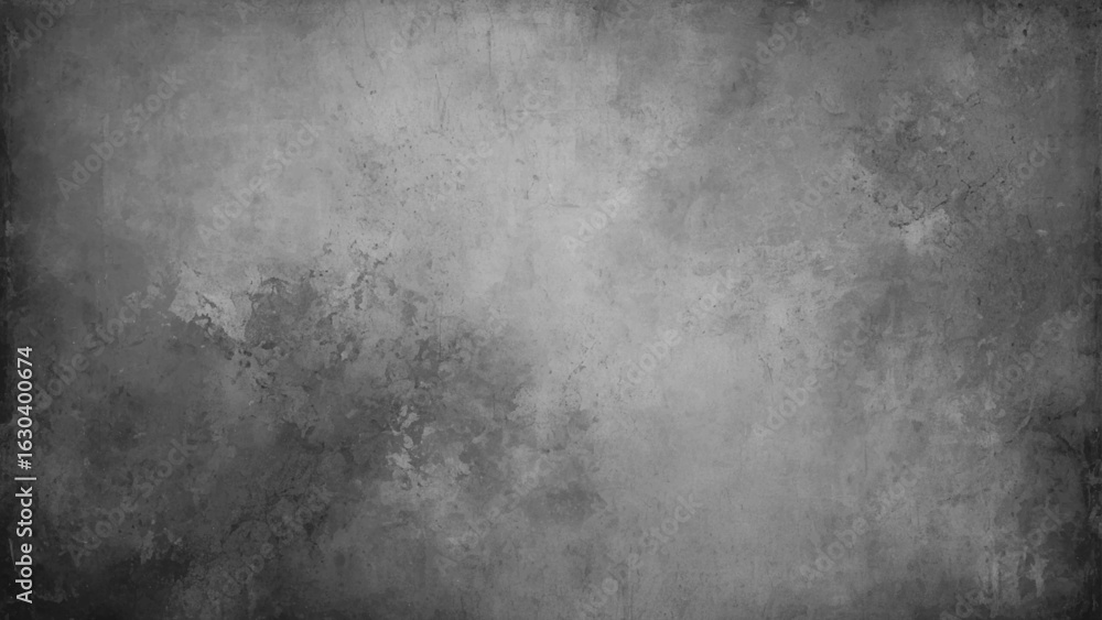 Fototapeta premium Abstract grey texture of old surface in scuffs and cracks, black wall texture for background, dark concrete or cement floor. 
